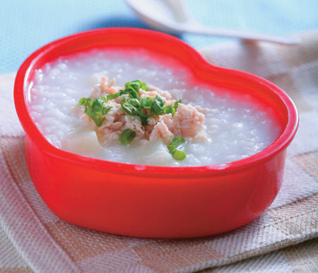8个月宝宝辅食山药鸡蓉粥